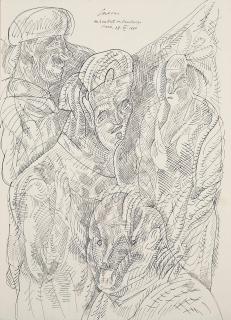 Jose Luis Cuevas - Autorretrato En Hamburgo