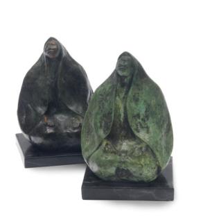 José Luis Cuevas - Flechas; and a companion sculpture