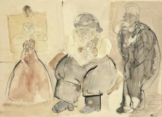 Jose Luis Cuevas - La comida de goya