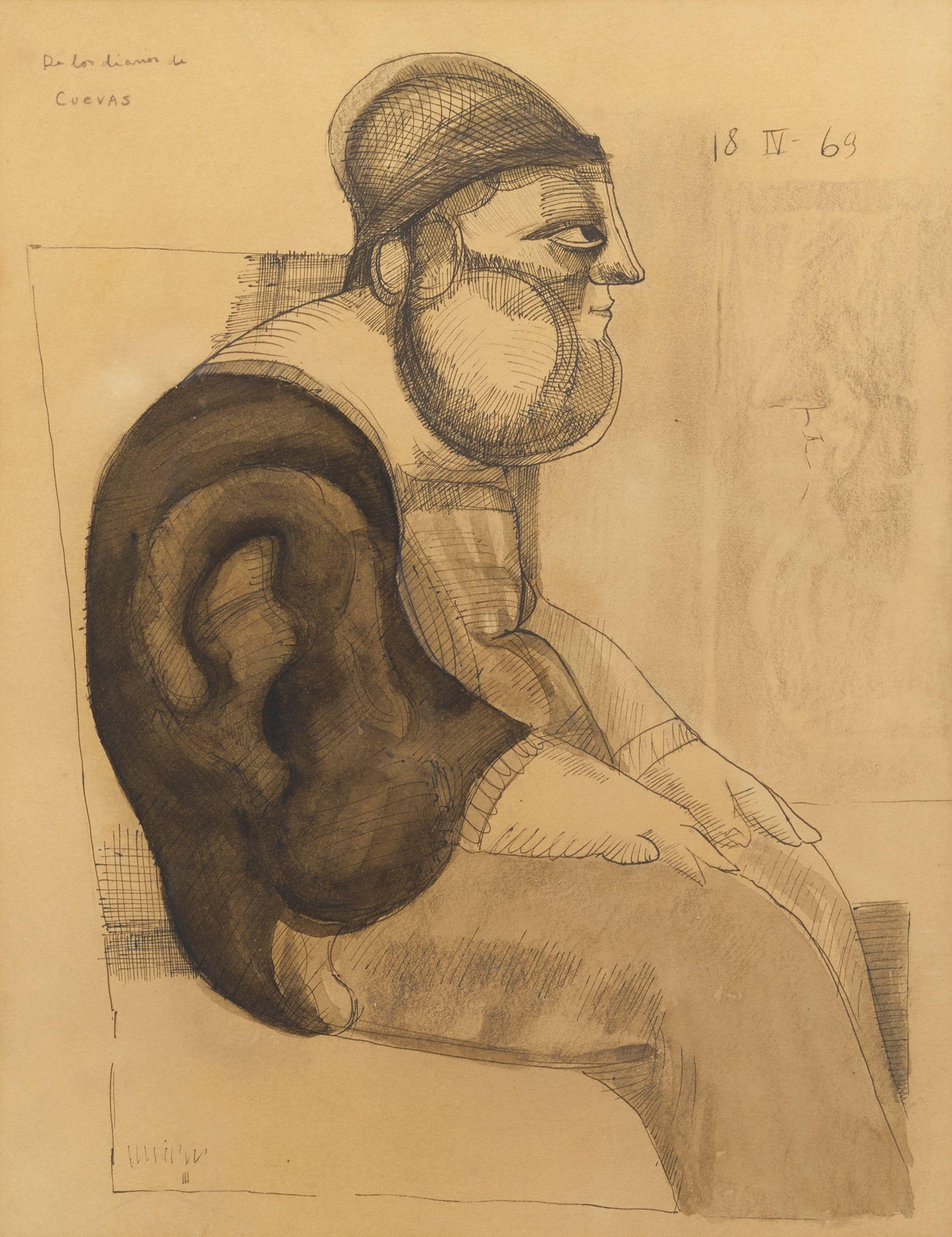José Luis Cuevas - Untitled (De los diarios de Cuevas)