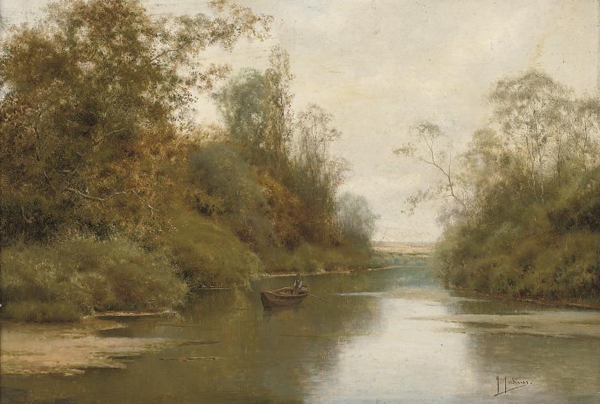 Jose Maria Jardines - A quiet day on the river