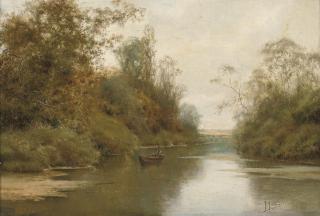 Jose Maria Jardines - A quiet day on the river