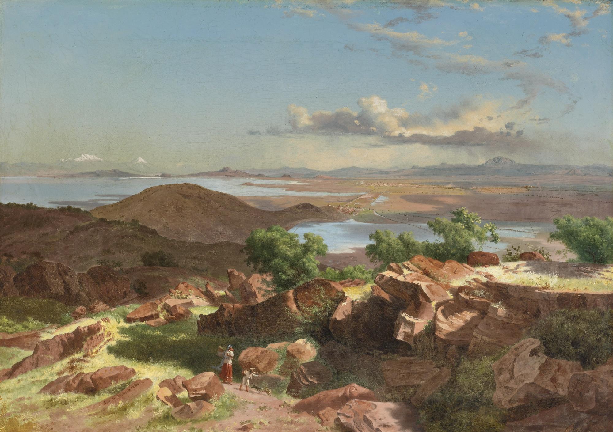 José María Velasco - El Valle De México Desde El Cerro De Santa Isabel