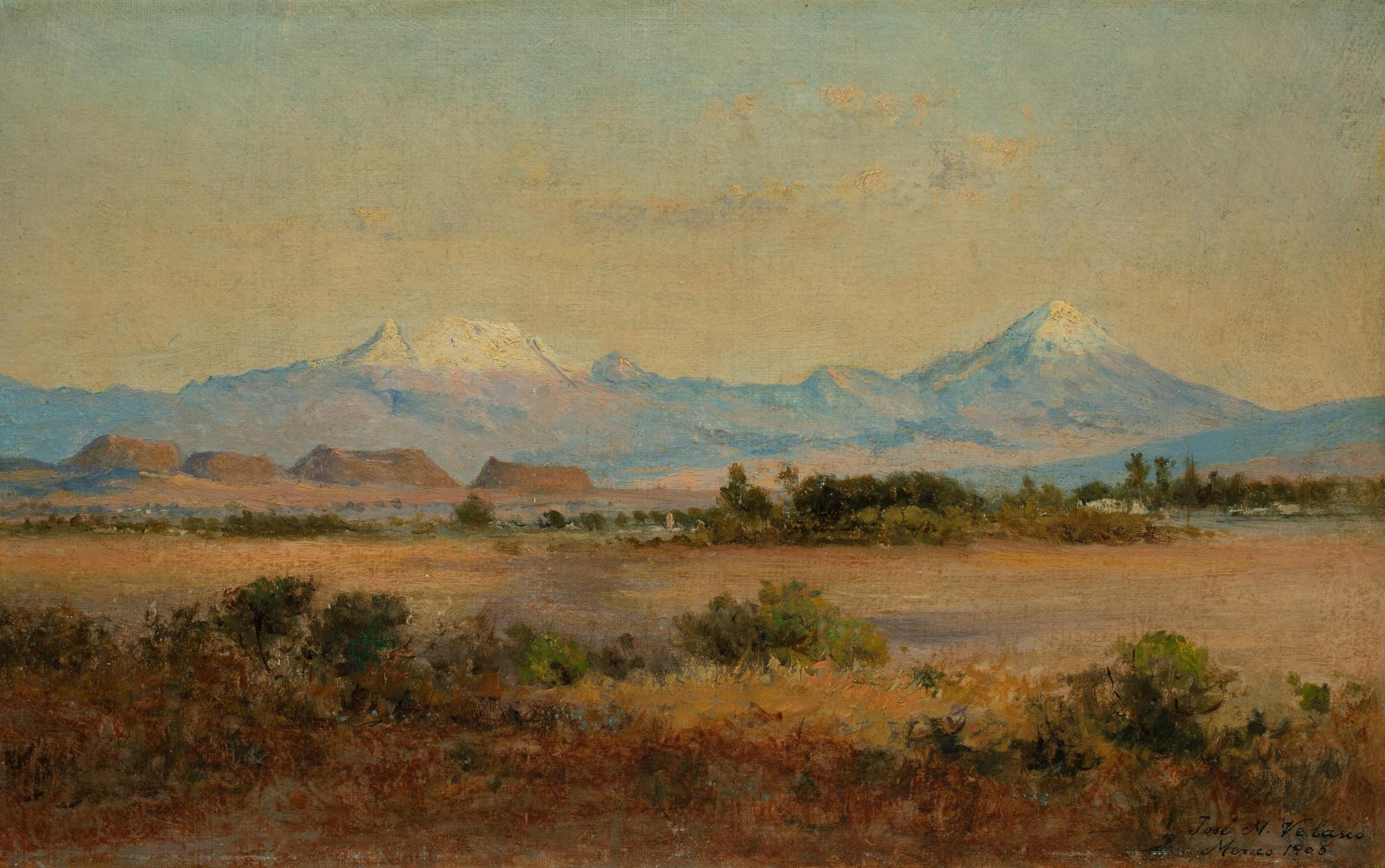 José María Velasco - Los Volcanes, Valle De México