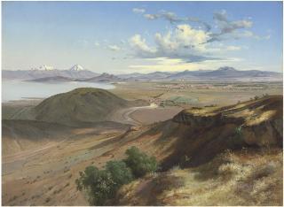 Jose María Velasco - Valle de México desde el cerro de Santa Isabel (Valley of Mexico from the Hill of Saint Isabel)