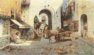 José Navarro Lloréns - An Arab street market