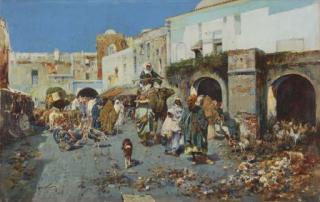 José Navarro Llorens - Zoco Arabe