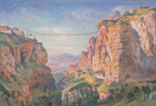 Jose Ortega - Constantine, Le Pont de Sidi M\'Sid