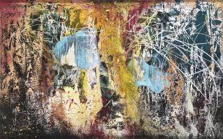 José Parlá - Writers\' Bench: 149th Street and Grand Concourse