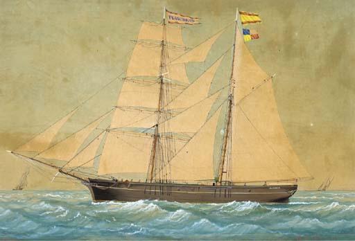 José Pineda - The Spanish polacra-schooner Francisqueta