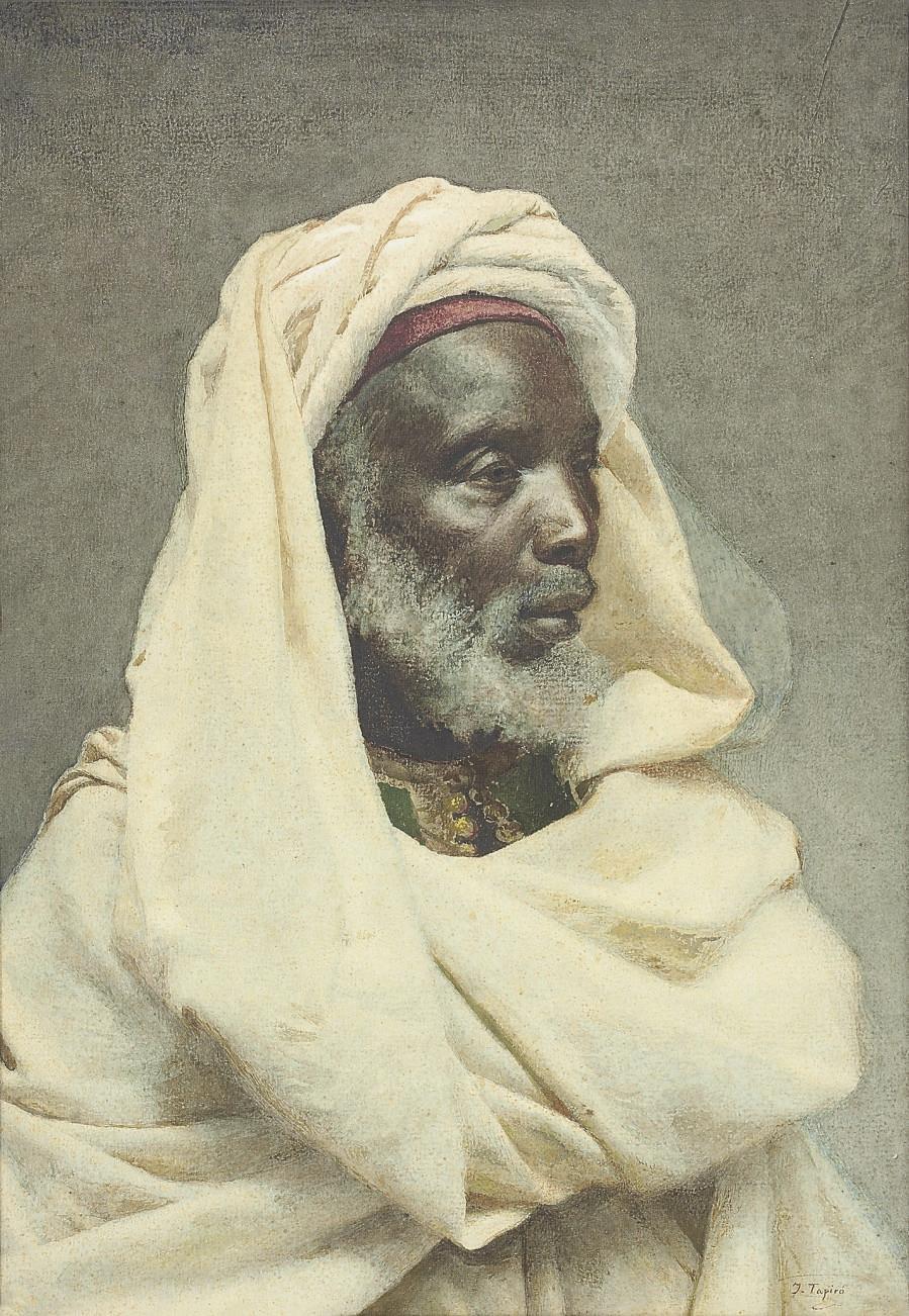 José Tapiro y Baro - Head of a moor