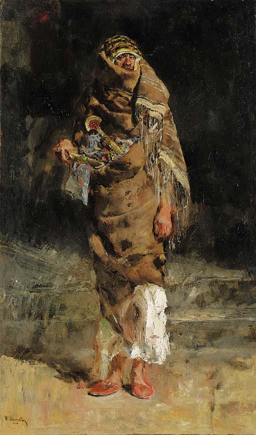 José Villegas Y Cordero - Portrait of a bedouin