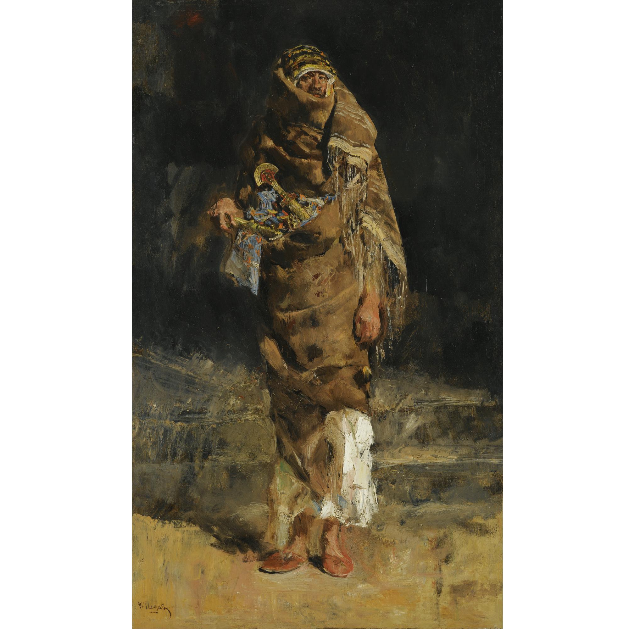 José Villegas y Cordero - Spanish The Warrior