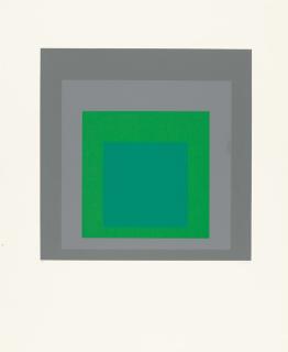 Josef Albers - 1 Bl. aus: Hommage au Carré