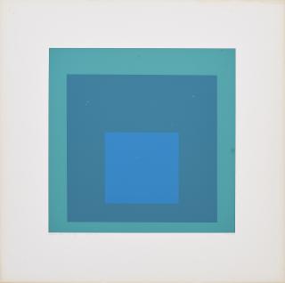 Josef Albers - Blue Reminding.