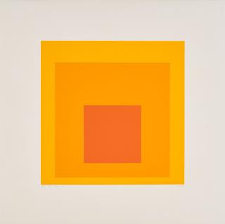 Josef Albers - EK Ie (Aus: Homage to the Square: Edition Keller).