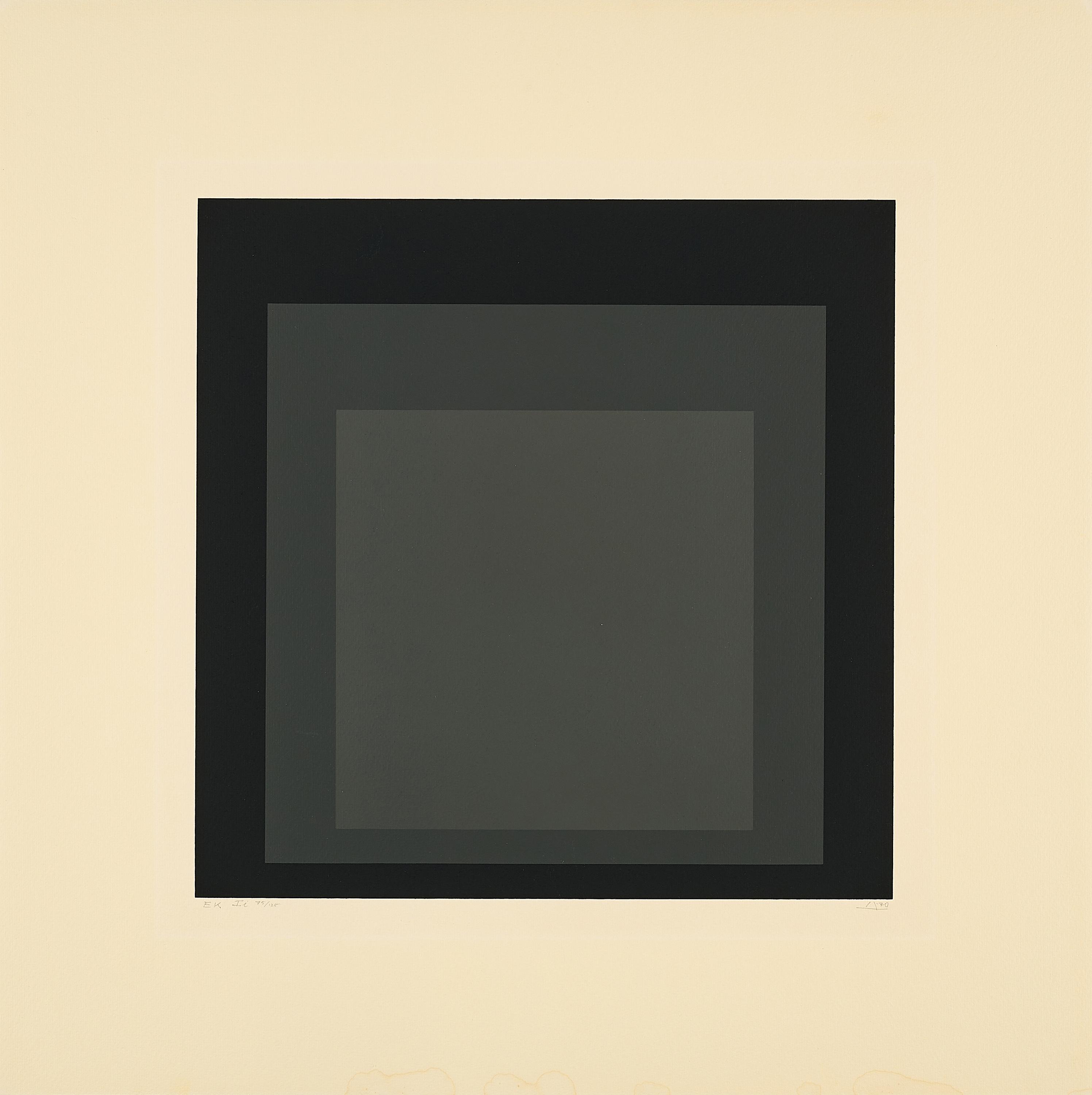 Josef Albers - EK Ii (Aus: Homage to the Square: Edition Keller).