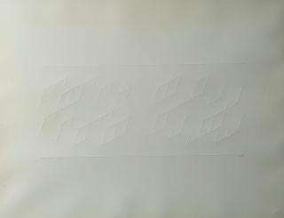 Josef Albers - Embossed Linear Constructions I-A, 1969