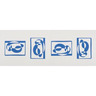 Josef Albers - Folder 2; Folder 30, from Portfolio II, Formulation: Articulation (2 works)