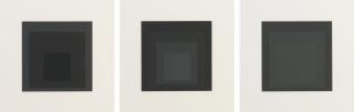 Josef Albers - Gray Instrumentation I: Three Prints (D. 225.2-225.4)