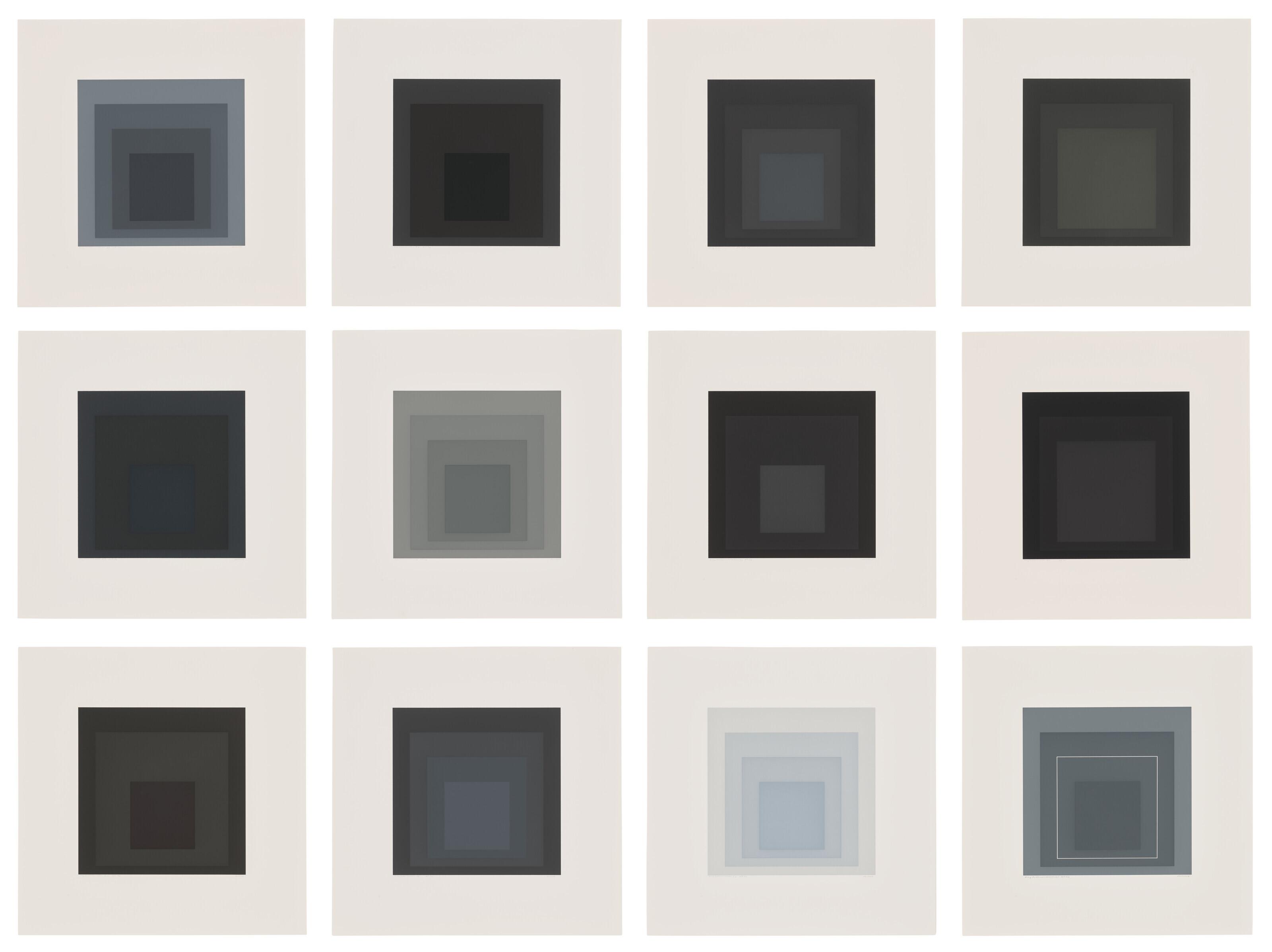 Josef Albers - Gray Instrumentation I