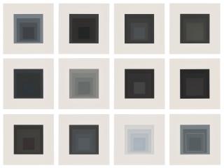 Josef Albers - Gray Instrumentation I
