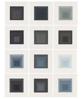Josef Albers - Gray Instrumentation I.