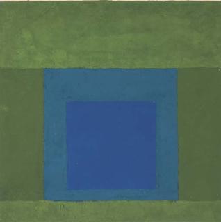 Josef Albers - Homage to the square (blue, green)
