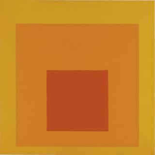 Josef Albers - Homage to the Square: Warm-Near