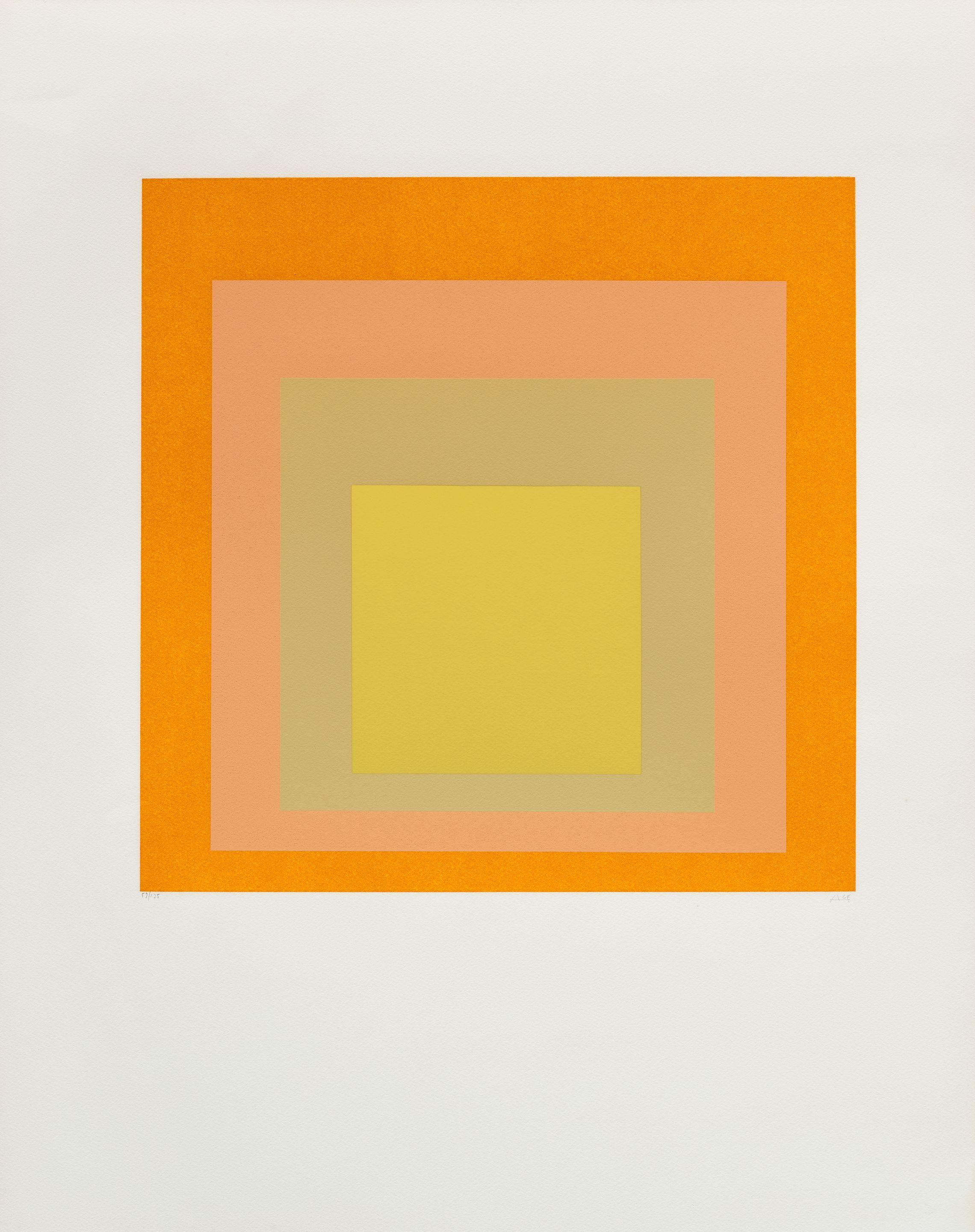 Josef Albers - Hommage au Carré, from Hommage au Carré