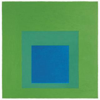 Josef Albers - Hommage To The Square: Cerulean Genter