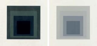 Josef Albers - I-S LXXIIa; and I-S LXXIIb (Danilowitz 215-6)
