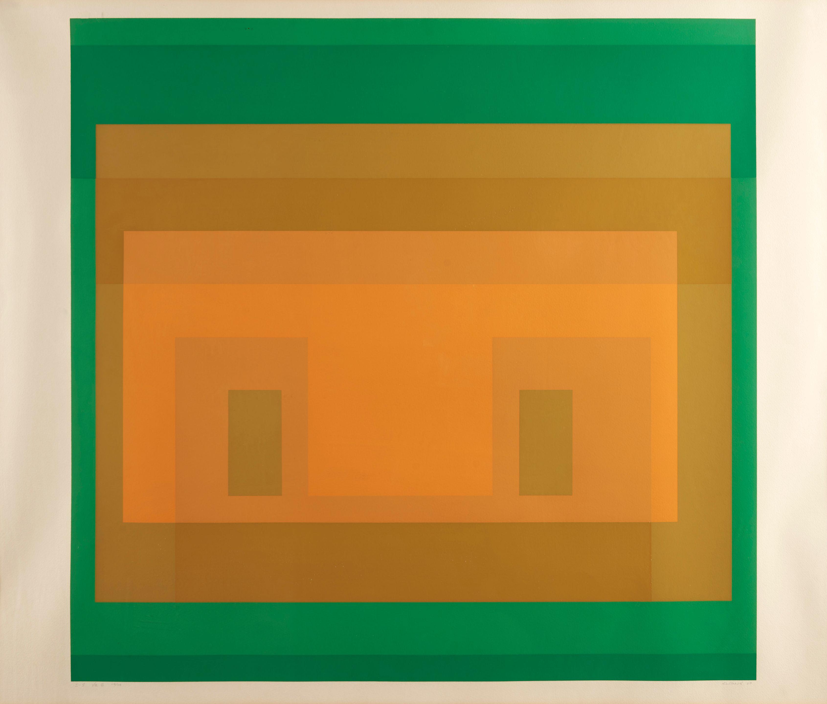 Josef Albers - I-S Va 6, from Six Variants