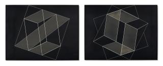 Josef Albers - (i) Structural Constellation: Transformation of a Scheme (ii) Structural Constellation: Transformation of a Scheme No.33