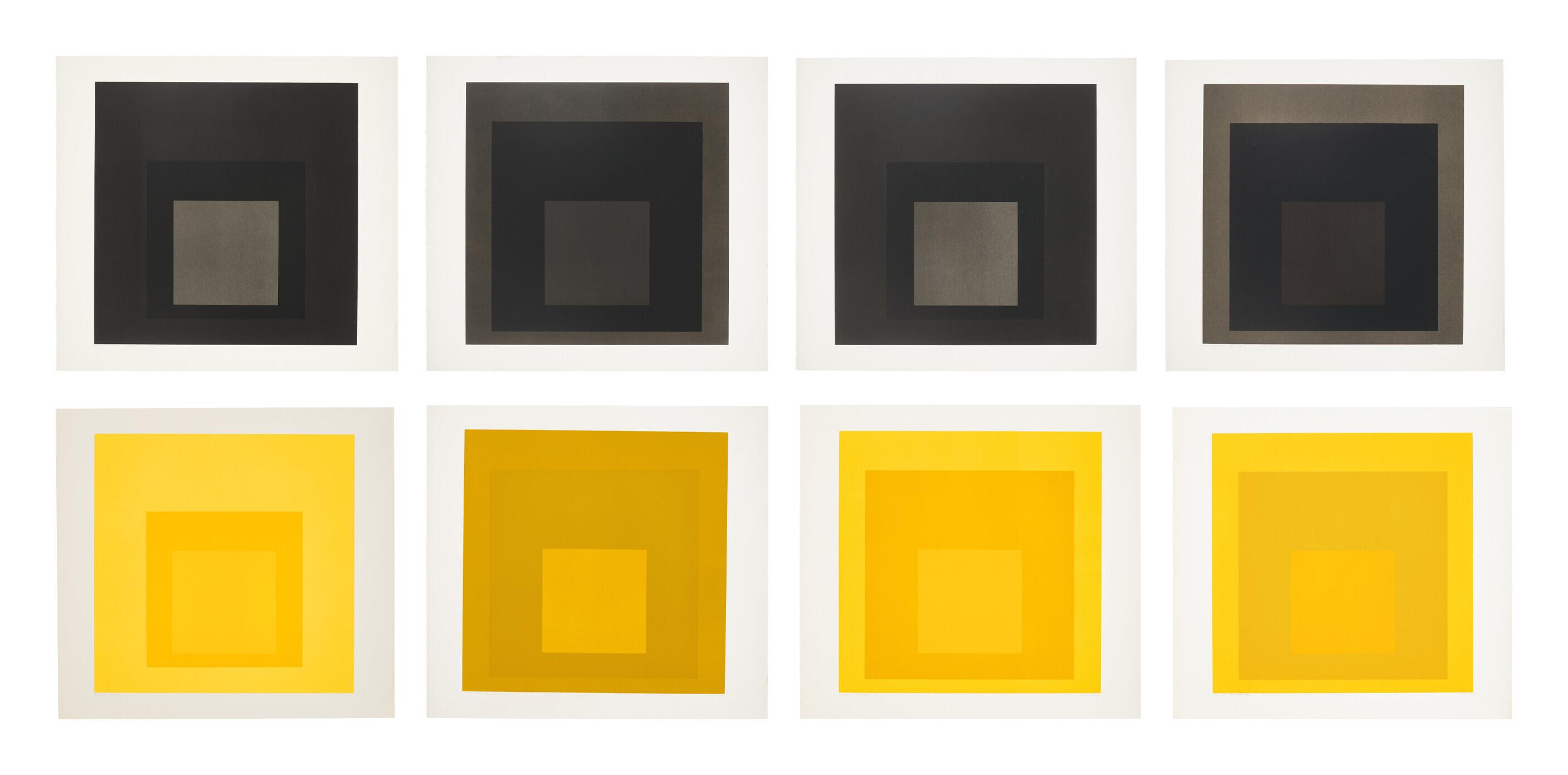 Josef Albers - Midnight and Noon