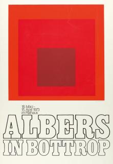 Josef Albers - Plakat: Albers in Bottrop.