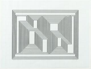 Josef Albers - Prefatio (Preface) from the series Graphic Tectonic 1942