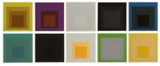 Josef Albers - Soft Edge - Hard Edge (Danilowitz 165)