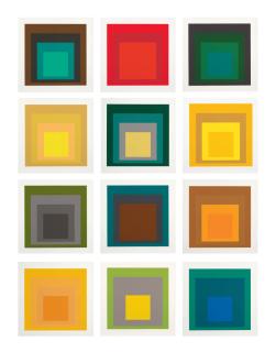 Josef Albers - SP (Homage to the Square), Editions Domberger, Stuttgart, 1967 (Denilowitz 175)
