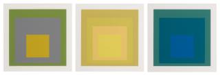 Josef Albers - Sp Ii; Sp Viii; And Sp Xii (Danilowitz 175.2, 175.8, And 175.12)