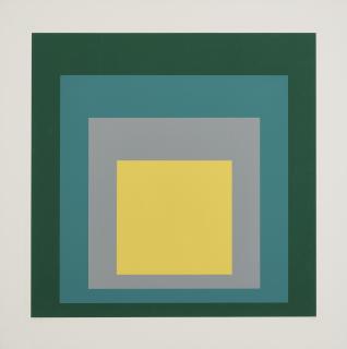 Josef Albers - SP VI, planche issue du portfolio SP