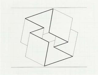 Josef Albers - Structured Constellation, c. 1958