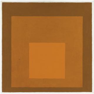 Josef Albers - Studio Per Homage To The Square