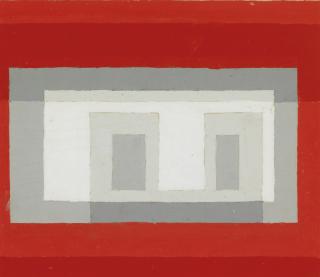 Josef Albers - Study For A Variant Ii/Study For Adobe