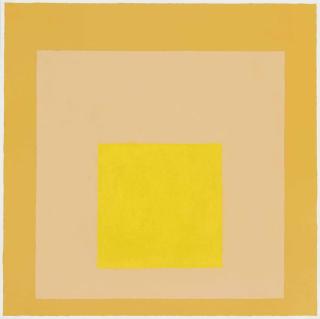 Josef Albers - Study for Homage to the Square: Desert Glow I