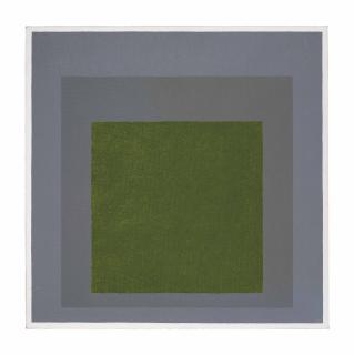 Josef Albers - Study for Homage to the Square: Duet in 3 Colors