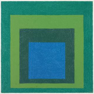 Josef Albers - Study for Homage to the Square: Glade