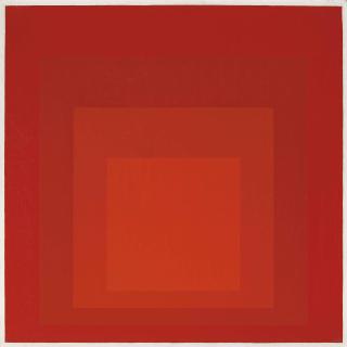 Josef Albers - Study For Homage To The Square: R – III A – 6