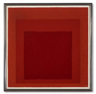 Josef Albers - Study for Homage to the Square: Red V.M.