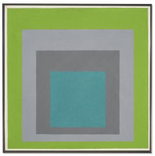 Josef Albers - Study for Homage to the Square: Spring Out